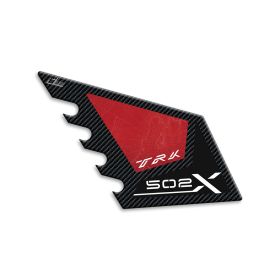 ADESIVI 3D LATO SERBATOIO IRIDEA DESIGN CARBON ROSSO