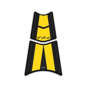 ADESIVO 3D SERBATOIO SUPERIORE IRIDEA DESIGN CARBON GIALLO