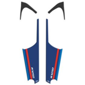 3D fork covers stickers IRIDEA DESIGN blue red