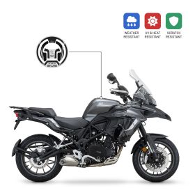 3D tank cap sticker IRIDEA DESIGN carbon grey