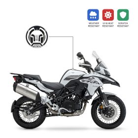 3D tank cap sticker IRIDEA DESIGN carbon grey
