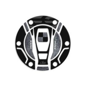 3D tank cap sticker IRIDEA DESIGN black