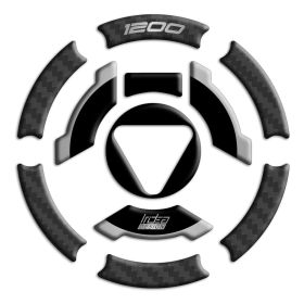 FUEL CAP STICKER EVO BLACK