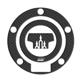 FUEL CAP STICKER CARBON