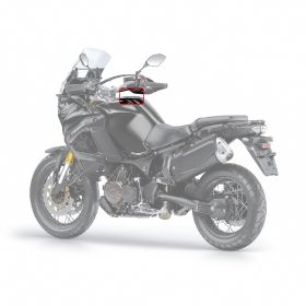 ADESIVO TAPPO BENZINA CARBON ROSSO