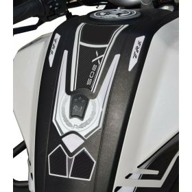 BENELLI TRK 502 X 2017-18 PARASERBATOIO COMPLETO ADESIVO RESINATO - BIANCO