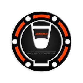 FUEL CAP STICKER RESINED BLACK FITS KTM 1290 SUPERADVENTURE S