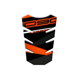 PROTEGE RESERVOIR ADHESIF RESINE NOIR ORANGE FITS KTM 1090 ADVENTURE 2017
