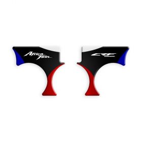 FORK PLATE STICKER RESINED BLUE RED FITS HONDA AFRICA TWIN CRF 1000 L 2015-2018