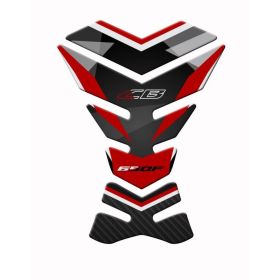 PROTEGE RESERVOIR ADHESIF RESINE CARBON ROUGE FITS HONDA CB 650 F 2014-2017