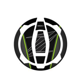 FUEL CAP STICKER RESINED GREEN FITS KAWASAKI Z 900 2017-2018