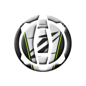 FUEL CAP STICKER RESINED WHITE FITS KAWASAKI Z 650 2017-2018
