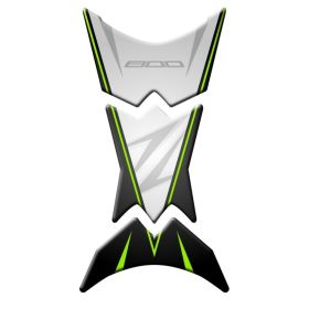 TANK PAD STICKER RESINED WHITE GREEN FITS KAWASAKI Z 800 2013-2017