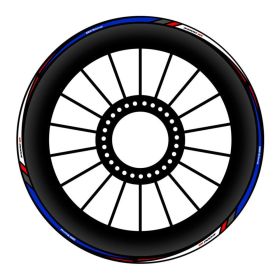 RIM STICKERS BLUE RED FITS BMW S 1000 XR