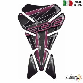 TANK PAD RESINED STICKER BLACK PINK FITS KAWASAKI Z 800 Z800 2013 2016