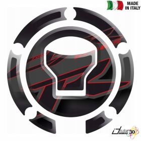 FUEL CAP RESINED STICKER BLACK RED FITS HONDA CBR RR FIREBLADE 1000 2015 2018