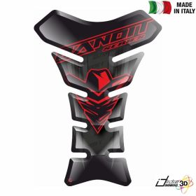 PROTEGE RESERVOIR ADHESIF RESINE 3D NOIR ROUGE FITS SUZUKI BANDIT GSF 1200