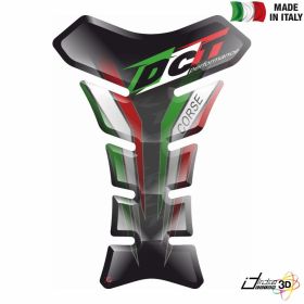 TANK PAD ANTI SCRATCH RESINED STICKER BLACK ITALY FITS DUCATI PANIGALE MONSTER