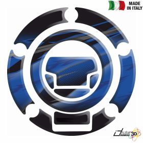 FUEL CAP RESINED STICKER BLUE BLACK FITS YAMAHA FZ1 FAZER 1000 2006 2015