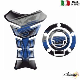 ADHESIFS RESINE RESERVOIR + BOUCHON BLEU GRIS FITS YAMAHA XJ6 600 2009 2015