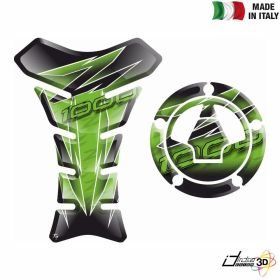 ADHESIFS RESINE RESERVOIR + BOUCHON VERT NOIR FITS KAWASAKI Z 1000 2010 2013