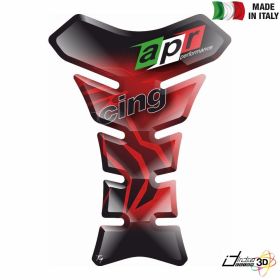 PROTEGE RESERVOIR ADHESIF RESINE 3D ROUGE NOIR FITS APRILIA RSV 4 R 1000