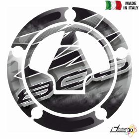 FUEL CAP RESINED STICKER GREY BLACK FITS KAWASAKI Z 800 Z800 2013 2016