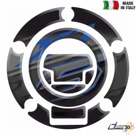 FUEL CAP ANTI SCRATCH RESINED STICKER GREY BLUE FITS YAMAHA XJ6 600 2009 2015