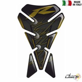 STICKER TANK PAD ANTI SCRATCH RESINED GREY GOLD FITS YAMAHA YZF 1000 R1