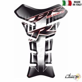PROTEGE RESERVOIR ADHESIF RESINE 3D BLANC ROUGE FITS HONDA CBR 1000 RR
