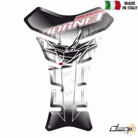 PROTEGE RESERVOIR ADHESIF RESINE 3D BLANC ROUGE FITS HONDA HORNET CB 600 900