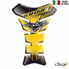 PROTEGE RESERVOIR ADHESIF RESINE 3D JAUNE NOIR FITS HONDA HORNET CB 900 600