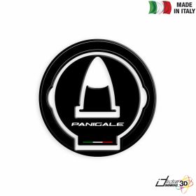 TANKDECKEL AUFKLEBER BEHARZTE SCHWARZ FUR DUCATI PANIGALE 1199 2012-2016