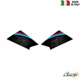 SIDE STICKERS RESINED BLACK MSPORT FITS BMW R 1200 GS 2008-2012