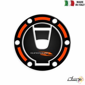 FUEL CAP STICKER RESINED BLACK ORANGE FITS KTM 1290 SUPERDUKE R 2017-2019