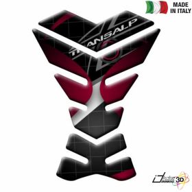 TANK PAD STICKER RESINED BLACK RED FITS HONDA TRANSALP XL 700 V 2008-2013