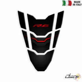 TANKSCHUTZ AUFKLEBER BEHARZTE SCHWARZ ROT FUR YAMAHA YZF 600 R6 2015-2017