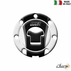 FUEL CAP STICKER RESINED BLACK WHITE FITS HONDA CB 1000 R 2008-2017