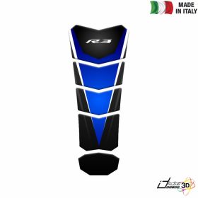 TANK PAD STICKER RESINED BLUE FITS YAMAHA YZF R3 321 2014-2018