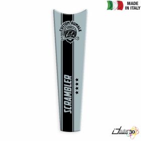 PROTEGE RESERVOIR ADHESIF 3D CYAN NOIR POUR DUCATI SCRAMBLER SIXTY 400 2016-2019