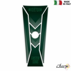 TANK PAD STICKER RESINED GREEN FITS YAMAHA XSR 700 2016-2019