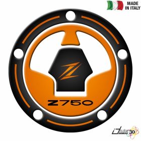 FUEL CAP STICKER RESINED ORANGE FITS KAWASAKI Z 750 2007-2012