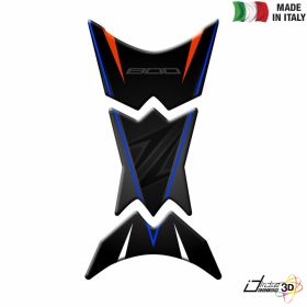 TANK PAD STICKER RESINED ORANGE BLUE FITS KAWASAKI Z 800 2013-2017