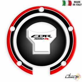 FUEL CAP STICKER RESINED RED FITS HONDA CBR 500 R 2016-2017