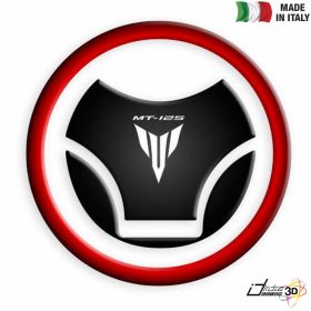 FUEL CAP STICKER RESINED RED FITS YAMAHA MT-125 125 2014-2019