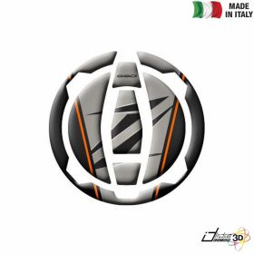 FUEL CAP STICKER RESINED SILVER FITS KAWASAKI Z 650 2017-2019