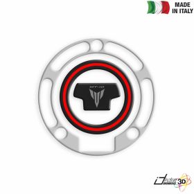FUEL CAP STICKER RESINED SILVER RED FITS YAMAHA MT-10 1000 2016-2018