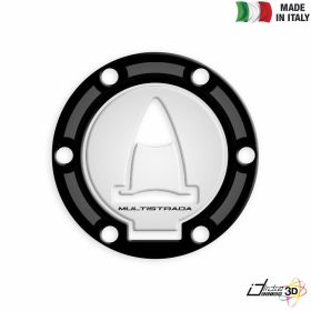 FUEL CAP STICKER RESINED WHITE FITS DUCATI MULTISTRADA 1260 2018-2019