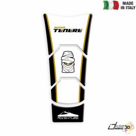 TANK PAD STICKER RESINED WHITE GOLD FITS YAMAHA XT 1200 Z SUPERTENERE 2012-2013