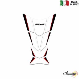PROTEGE RESERVOIR ADHESIF RESINE BLANC ROUGE POUR YAMAHA YZF 600 R6 2009-2014